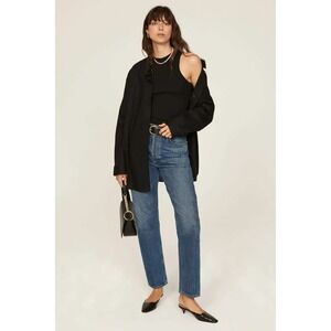 Agolde Straight Leg Jeans in Medium Blue